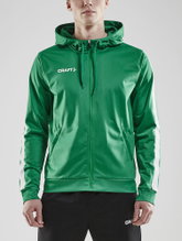 Craft Hoodie Fullzip Pro Control green/white Men